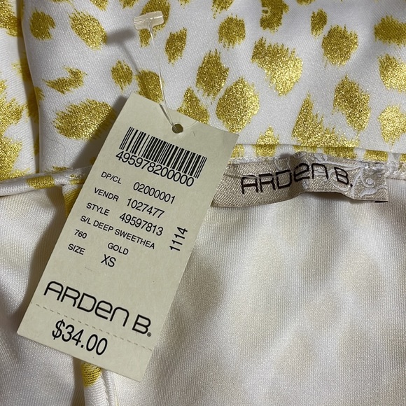 Arden B peplum top XS NWT - Picture 8 of 9